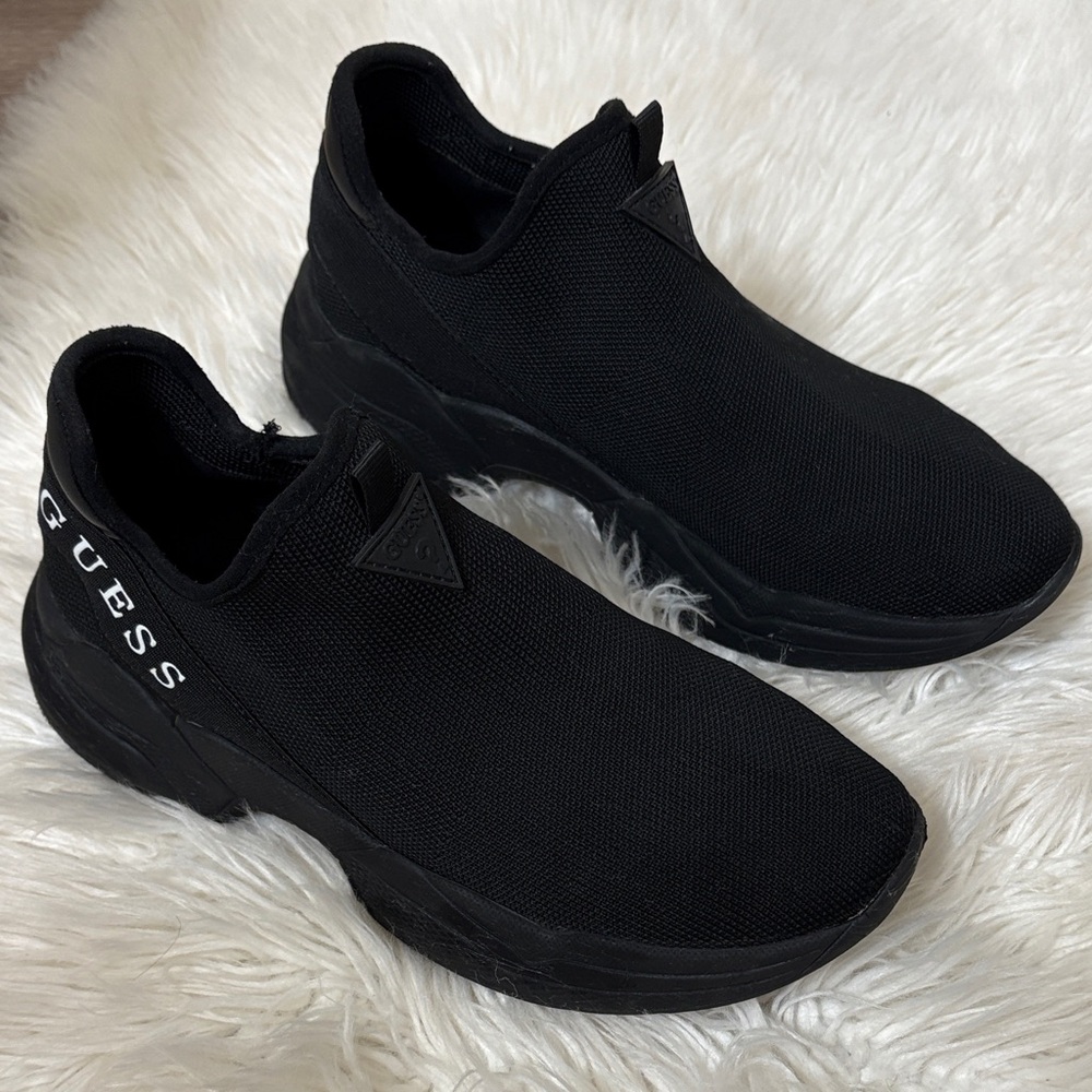 GUESS Black Slip-On Sneakers
